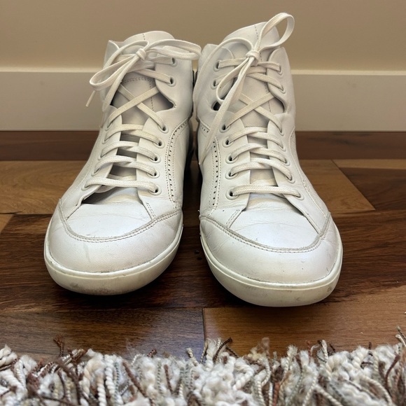 Swear London White Leather High Top Sneakers Size 43 - Picture 3 of 11